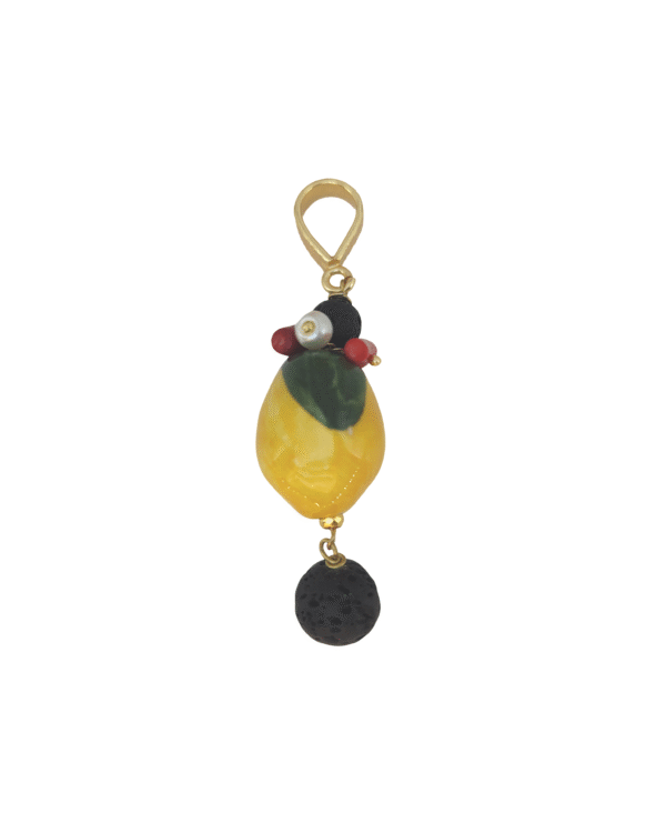Limone colgante ceramica charm lava limon