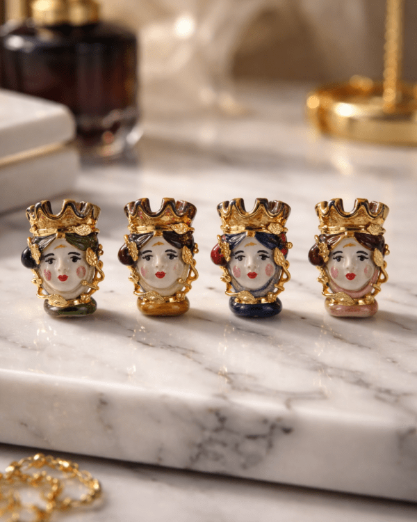 Anillos testa di moro multicolor haydee